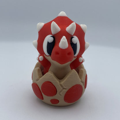 Baby dino clicker fidget 3D printed sensory toy