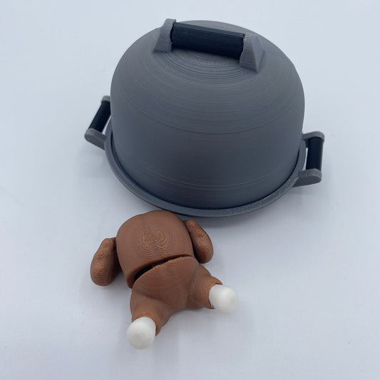 Roasted Turkey articulated 3d print