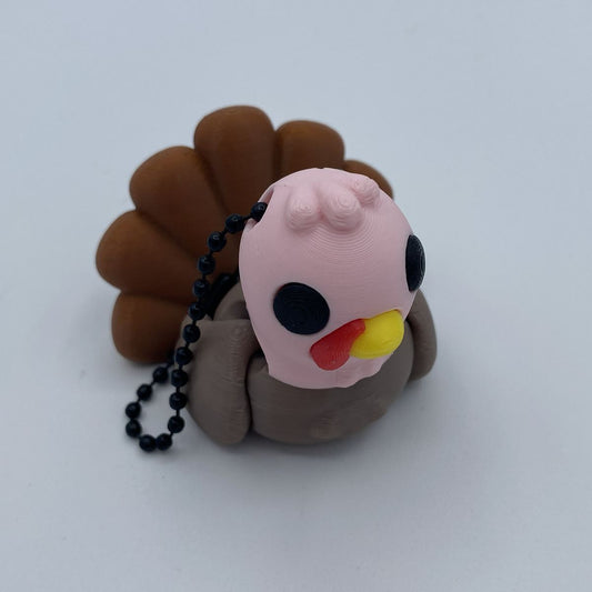 Turkey flexi Keychain 3d print