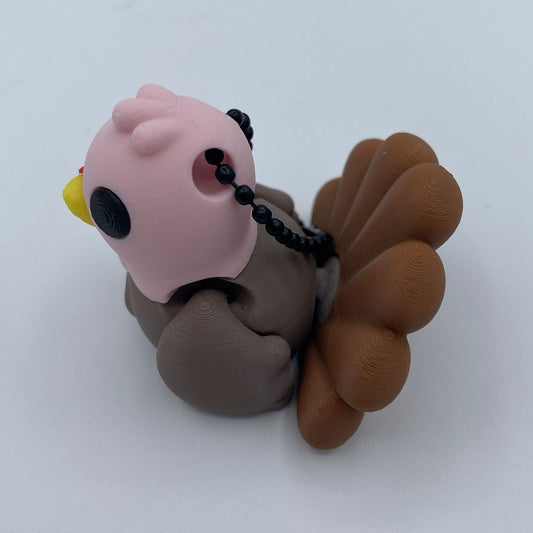 Turkey flexi Keychain 3d print