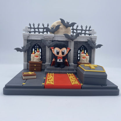 Vampire Crypt Playset - 3D Printed Articulated Diorama