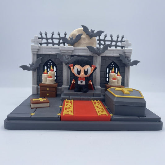 Vampire Crypt Playset - 3D Printed Articulated Diorama