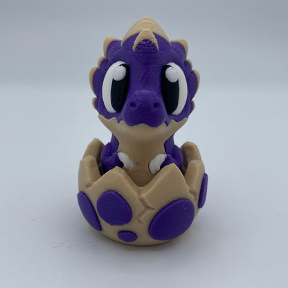 Baby dino clicker fidget 3D printed sensory toy