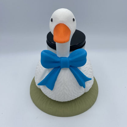 Vintage Goose Round Bottle Soap & Candle Holder - Charming Farmhouse 3D Printed Decor