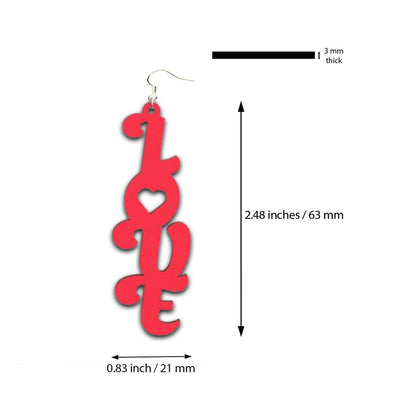 Love collection of Laser Cut Earrings - jewelry