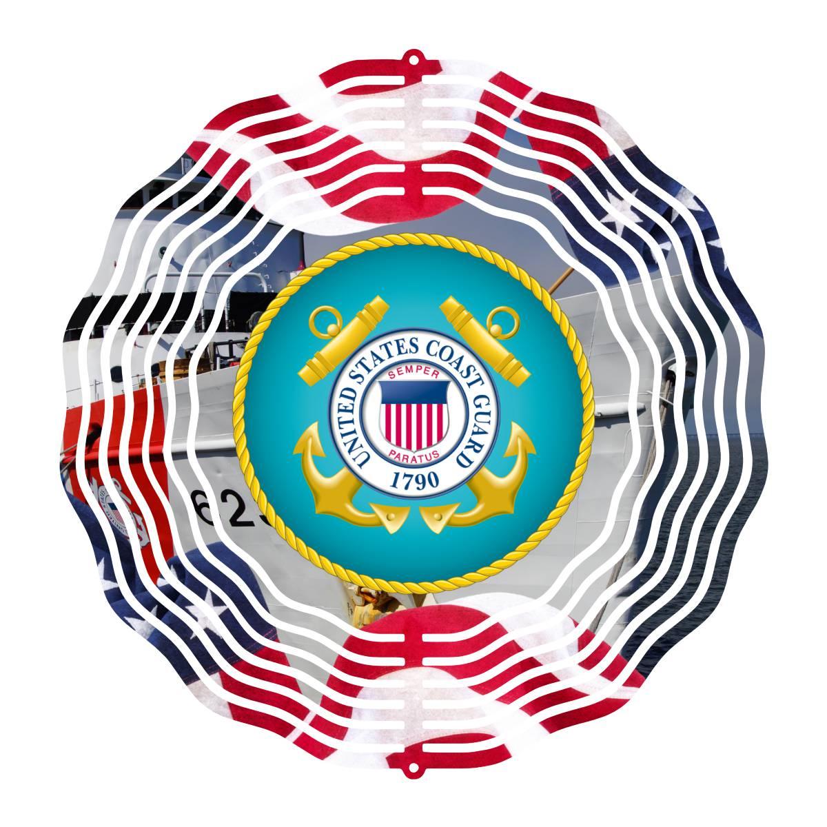 US Coast Guard Wind Spinner - Kimmie's Creations L.L.C.