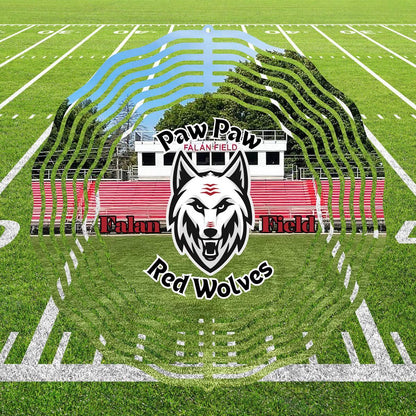 Paw Red Wolves Falan Field wind spinner