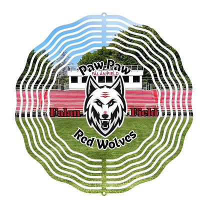 Paw Red Wolves Falan Field wind spinner