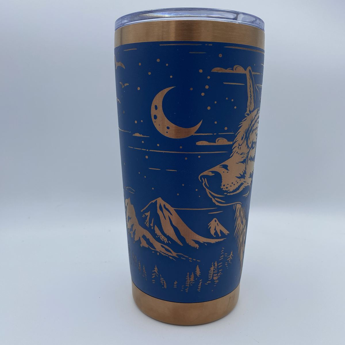 Wolf3bluewithcopperbacking - Kimmie's Creations L.L.C.