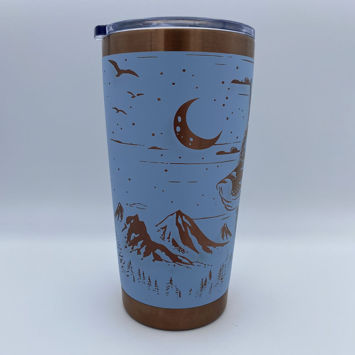 Wolf in the Wild Engraved Tumbler
