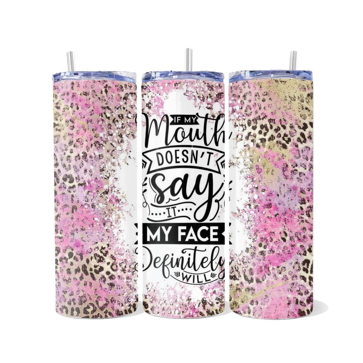 Speak Up: Skinny Tumbler's Bold Statement - Kimmie's Creations L.L.C.