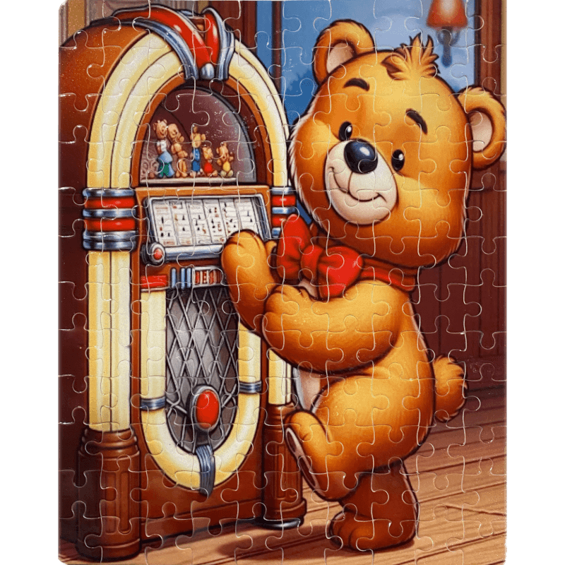 Teddy Bear Jukebox: When Puzzles Dance - Hilarious Entertainment for All! - Kimmie's Creations L.L.C.