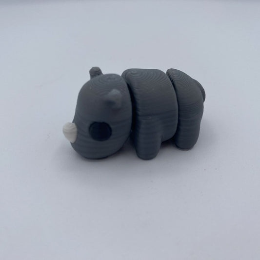 Baby Rhino 3d print articulated