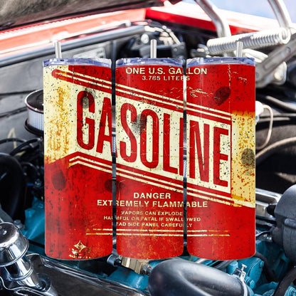 Vintage Gas Can Skinny Tumbler - skinny tumbler
