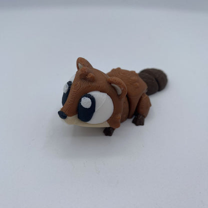 Beaver Dam Playset - 3D Printed Articulated Beavers & Dam Diorama