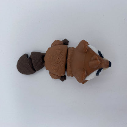 Beaver Dam Playset - 3D Printed Articulated Beavers & Dam Diorama