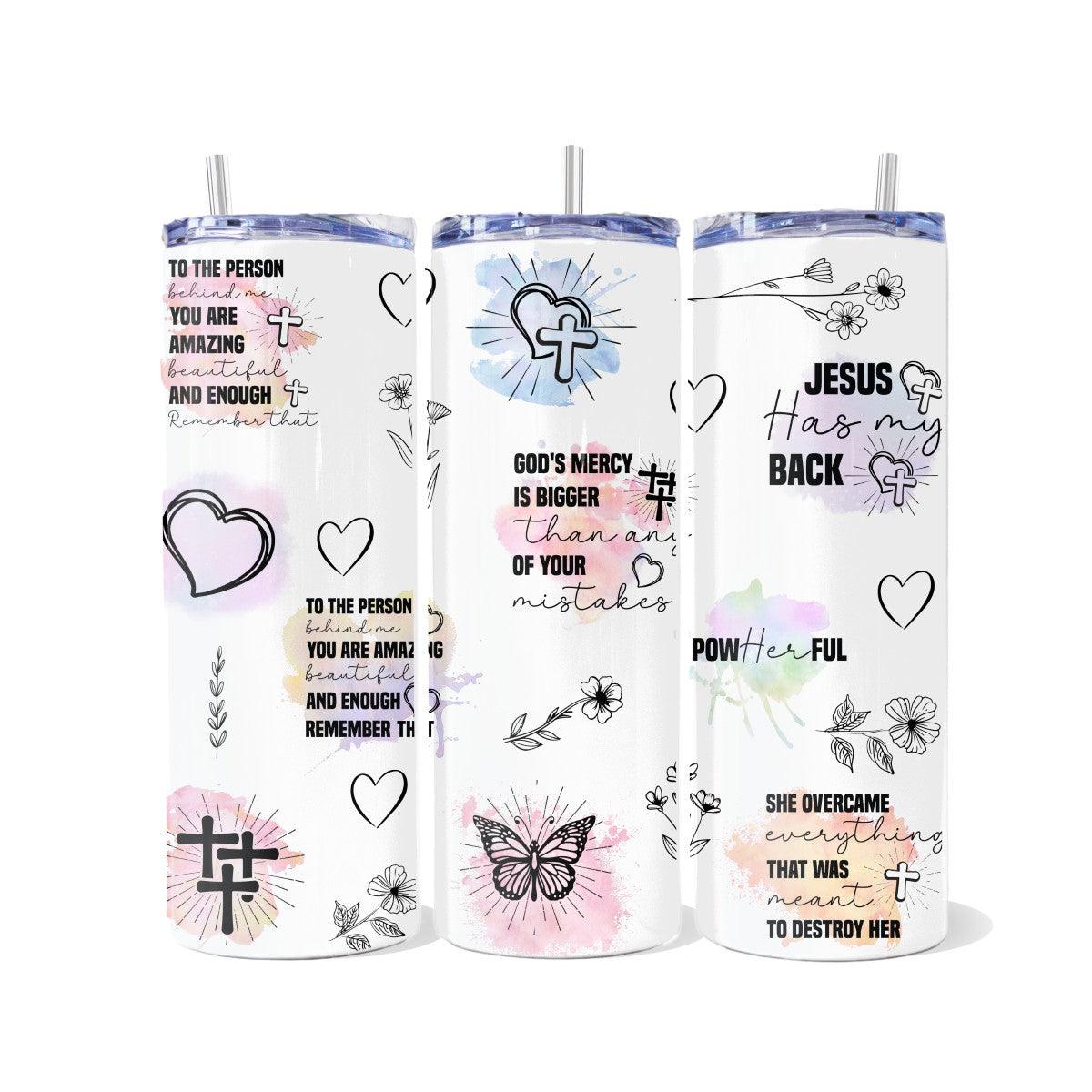 Faith-Filled Tumblers: Memes & Blessings with 9 variations - Kimmie's Creations L.L.C.