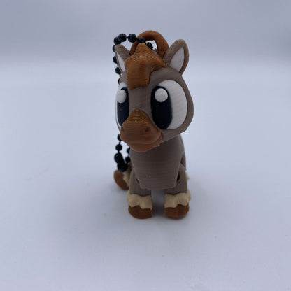 Horse Flexi Toy / Keychain - Articulated 3D Printed Horse