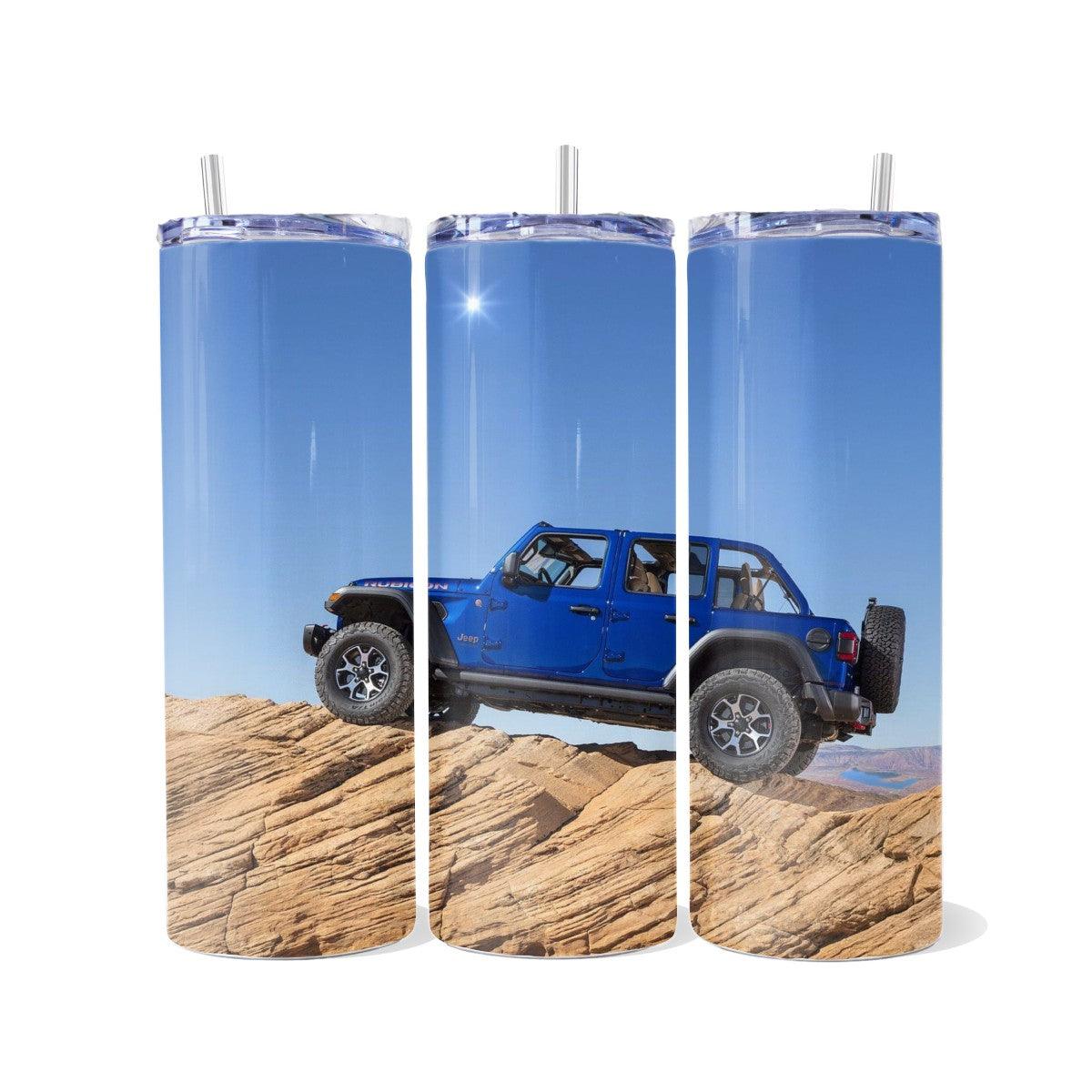 Jeep Wrangler Skinny Tumbler - Kimmie's Creations L.L.C.