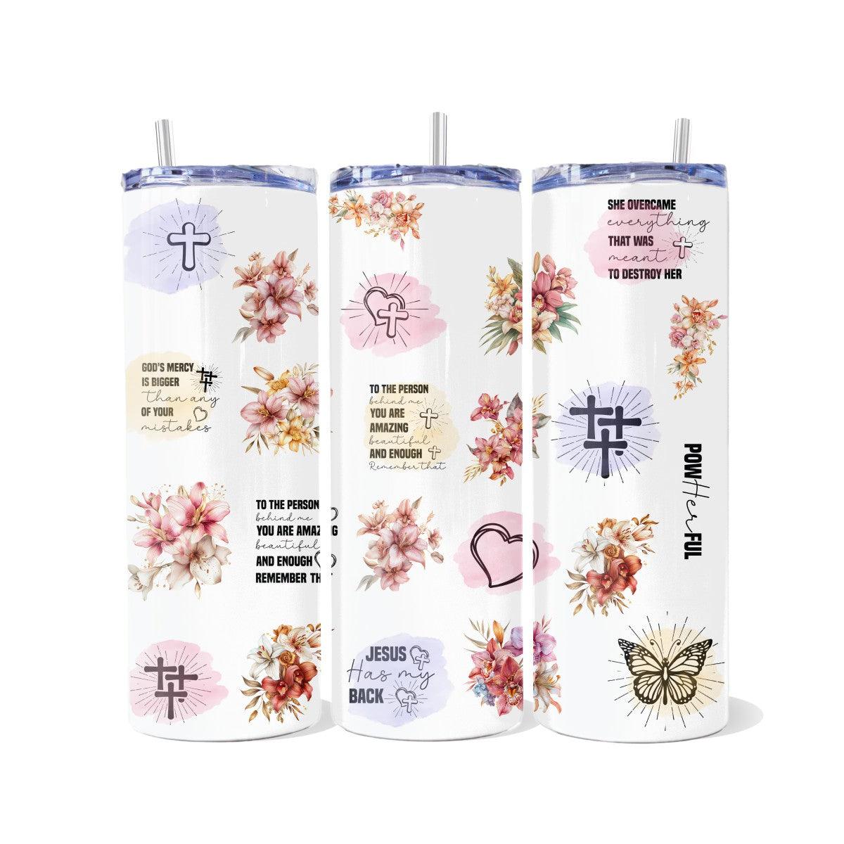 Faith-Filled Tumblers: Memes & Blessings with 9 variations - Kimmie's Creations L.L.C.