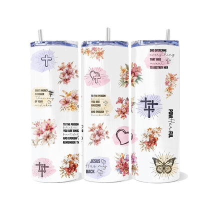 Faith-Filled Tumblers: Memes & Blessings with 9 variations - Kimmie's Creations L.L.C.