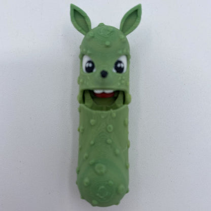 Tickles the Pickle - Articulated 3D Printed Fidget Toy & Keychain
