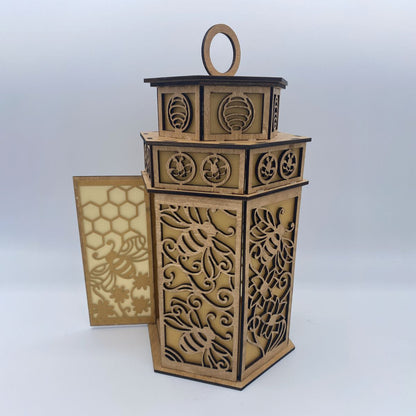 Honeybees with Flora Tower Cupola design Lantern