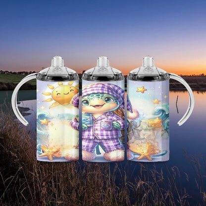 Turtle Pajamas Party: Unbelievable! - a 12 oz Sippy - sippy cup