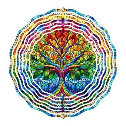 Tree of Life with 4 design choices - a Wind Spinner - wind spinner