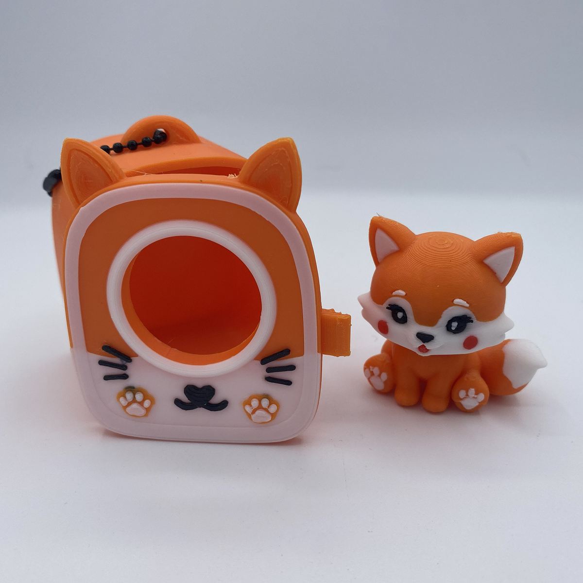 Pocket Pals Keychain - 3D Printed Cute Character Keychain