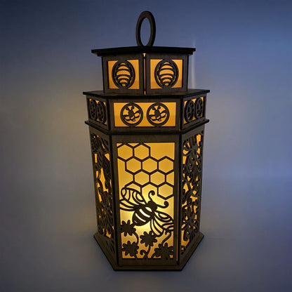 Honeybees with Flora Tower Cupola design Lantern