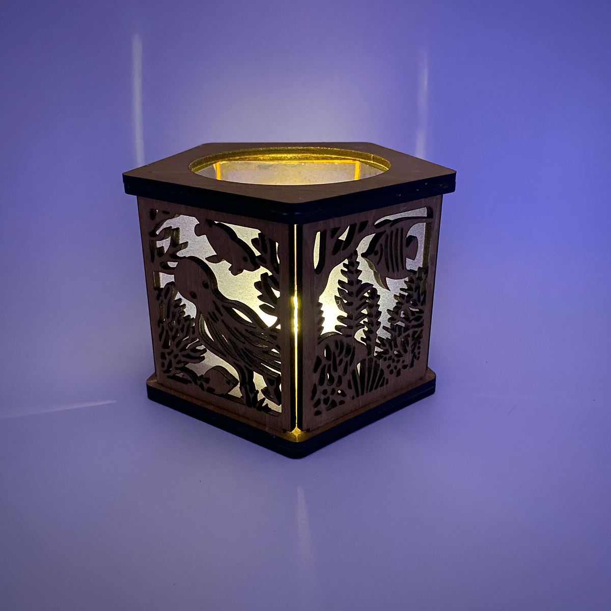 Ocean Serenity 3D Underwater Lantern with Dolphins, Sea Turtles, and Coral