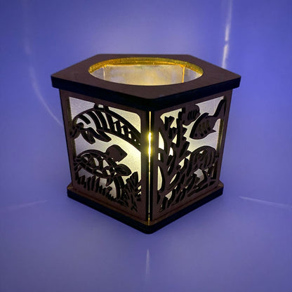 Ocean Serenity 3D Underwater Lantern with Dolphins, Sea Turtles, and Coral