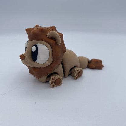 Lion 3d print articulated