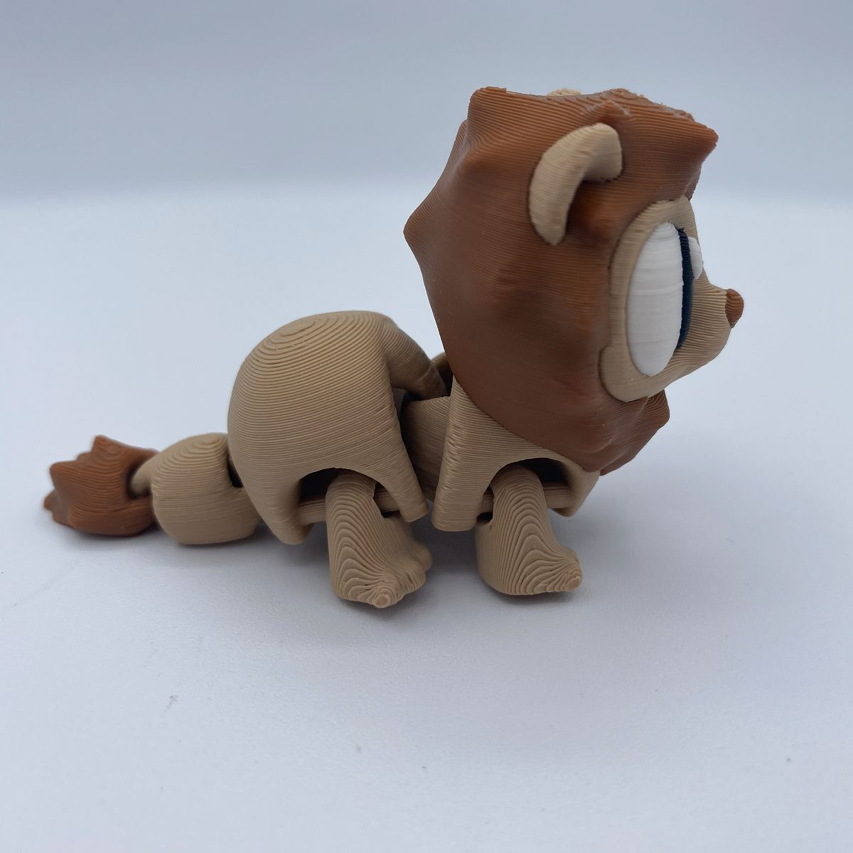 Lion 3d print articulated