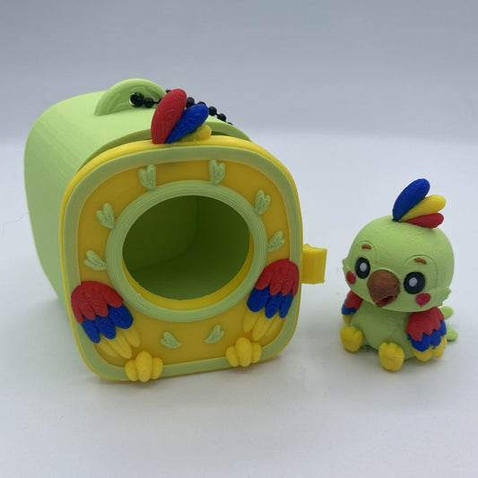 Pocket Pals Keychain - 3D Printed Cute Character Keychain