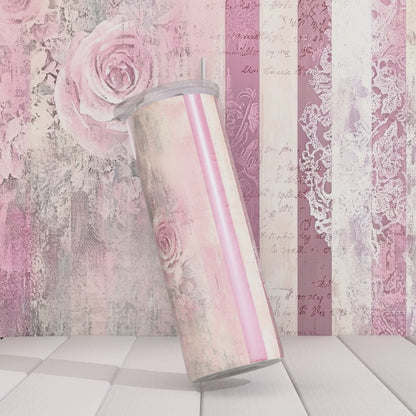 Vintage Romantic Pattern Skinny Tumbler Collection