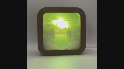 3D Forest Multicolor LED Night Light