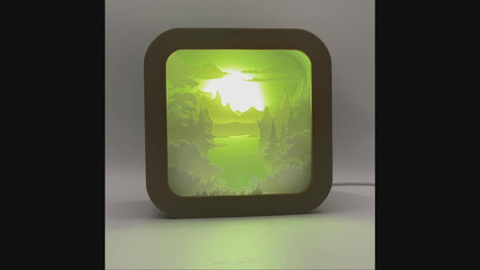3D Forest Multicolor LED Night Light