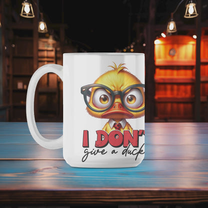 I Don't Give a Duck Mug