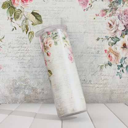 Vintage Romantic Pattern Skinny Tumbler Collection