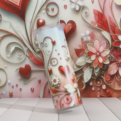 Hearts and Floral Valentine's Design