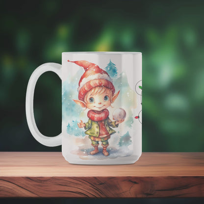 Santas Favorite Elf Mug