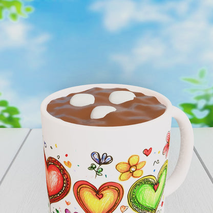Heart Balloons Mug