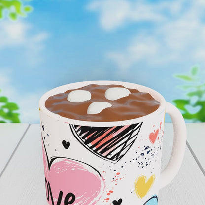 Love with Colorful Hearts