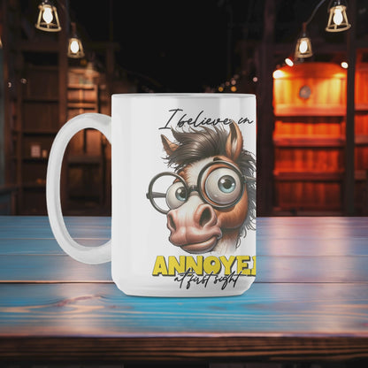 I Believe in Annoyed at First Sight Mug
