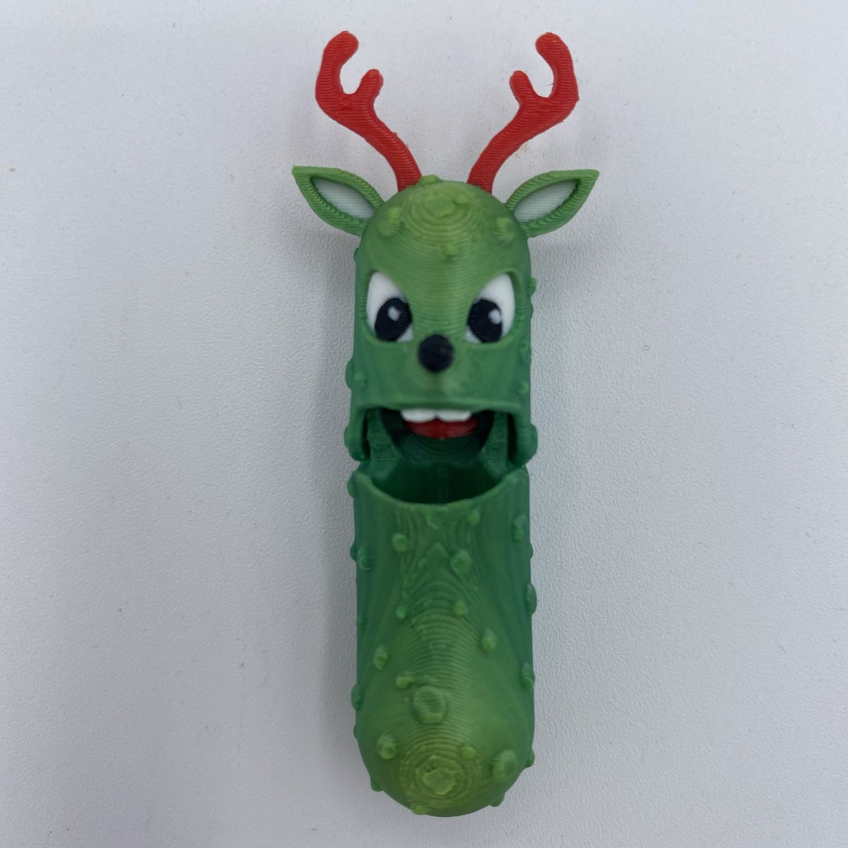 Tickles the Pickle - Articulated 3D Printed Fidget Toy & Keychain