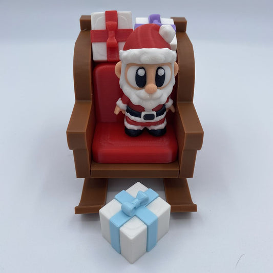 Santa with Sleigh and Gifts