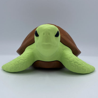 Sea Turtle BBW Soap Holder - 3D Printed Soap Dispenser Stand
