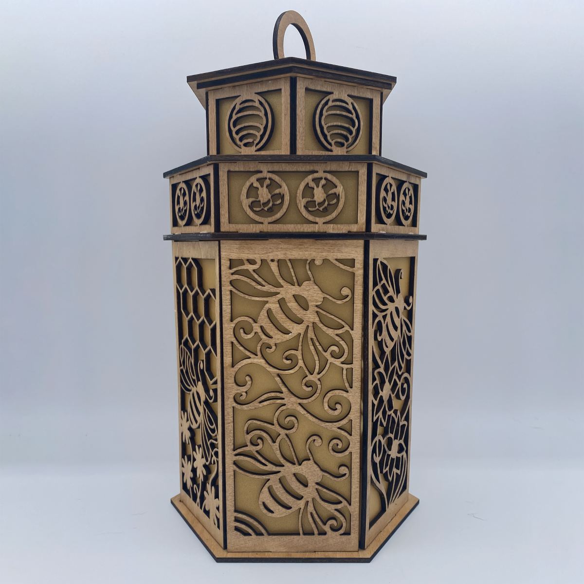 Honeybees with Flora Tower Cupola design Lantern